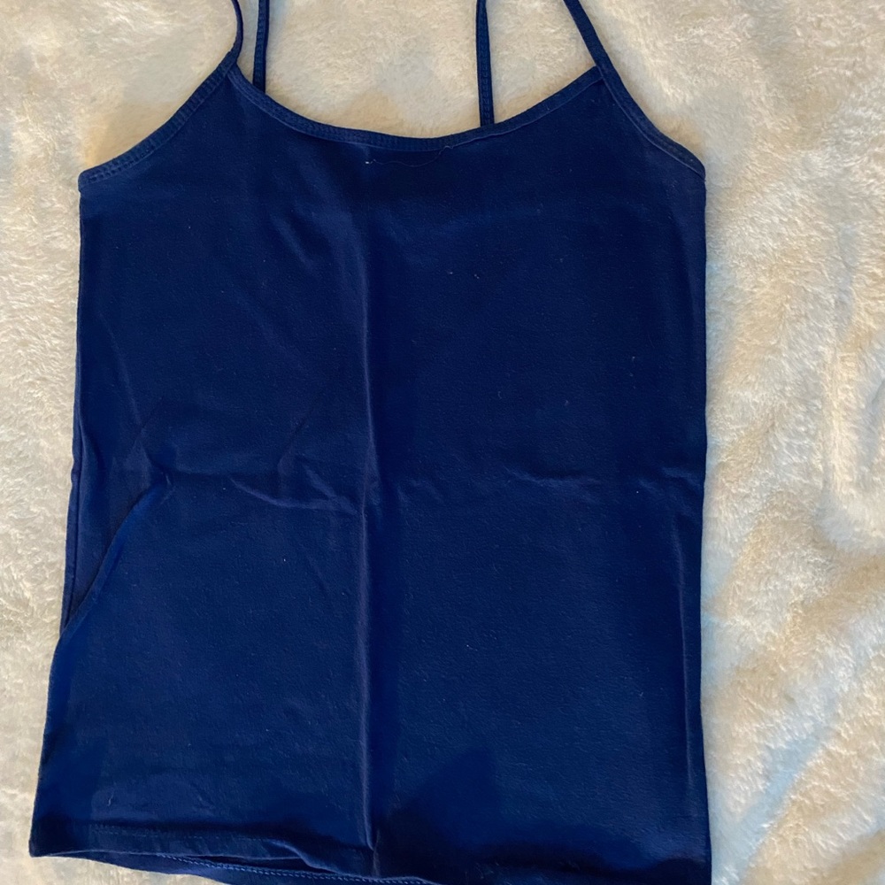 Blue tank top